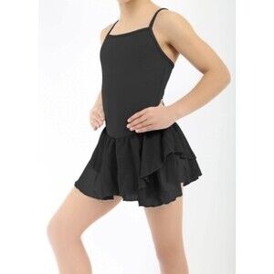 Girls Camisole Leotard With Mesh Skirt Large
